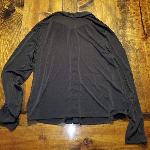 Long sleeve black button down super stretchy Wild Fable XXL NEW - Picture 11 of 11